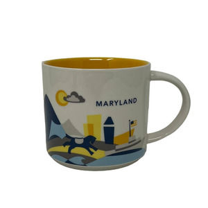 Starbucks MARYLAND You Are Here Coffee Cup Mug‎ YAH Collection 2016